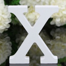 아리코 나무장식 X3입, 화이트, 1개