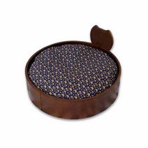 루나하우스 컴포트 우드 애견침대 월넛, 부엉이