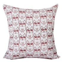 리빙존 부엉이1 쿠션커버