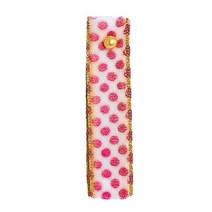 하우스닥터 Dot velvet pink w/gold edge An9104pk 리본, 1개