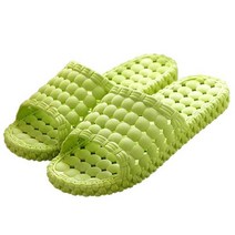 블럭마트 심플 욕실화 GREEN 여성용, 1개