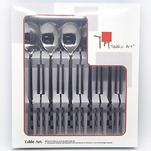 테이블아트 퍼즐 수저선물 5인세트, 10p (숟가락 5p, 젓가락 5p), 1세트