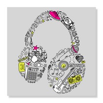 디아섹액자 벽걸이용, Music doodles