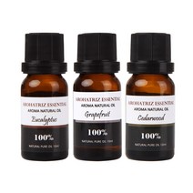 아로하트리즈 에센셜오일 유칼립 투스 + 그레이프 프룻 + 시더우드, 10ml, 1세트