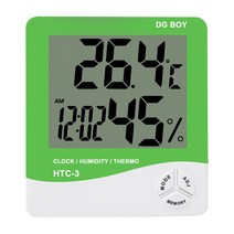 DGBOY HTC 3 디지털 온습도계 그린, 1개, 1개
