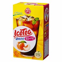 오뚜기 아이스티 복숭아맛, 14g, 20개입, 1개