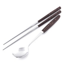 퍼니셜 픽미 컬러 수저세트 캣 R 초코, 1세트