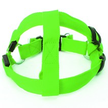 펫츠랜드 LED 애견 베이직가슴줄 그린, S (39 x 36 x 2 cm), 1개