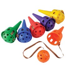 이디엑스 스윙 앤 캐치 컵 촉감완구 6p, 혼합색상