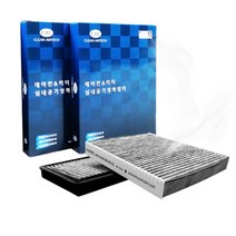 맑은필터 활성탄 자동차용 에어컨필터, 078C, 2개입