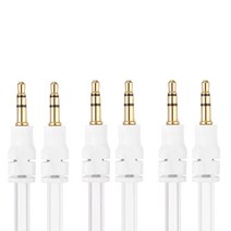 칼론 고급형 스테레오 패브릭 케이블 APC-A04 3p, 화이트