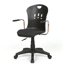 체어포커스 킹스 팔걸이형 회전의자 KS830-ART, 바디(블랙), 방석(블랙)