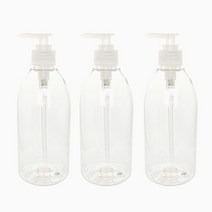 병도매 닷컴 디스펜서 DP500 500ml, 투명, 3개입