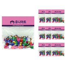 유니아트 1000 스팡클 비즈 소, 조개, 10개입