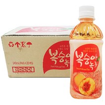 대영 복숭아녹차, 340ml, 20개