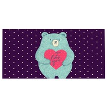 곰 테이블 매트, C, 42 x 32 cm