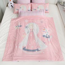 보떼하우스 디즈니 여름용 교체형 낮잠이불, 겨울왕국 핑크