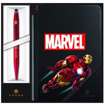 크로스 마블 테크2 볼펜 AT0652SD-11/1 + 조트존 다이어리 세트, 아이언맨, 1세트