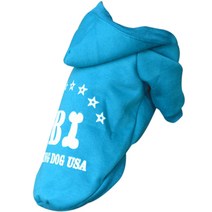 블럭마트 반려동물용 FBI 후드티, 블루