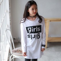 잭키드 여아용 걸즈 롱티