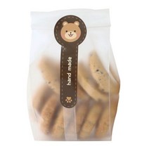 HCN 황씨네도시락 반투명 M봉투 28p + 롤리팝 애니멀 스티커 토끼 7p + 곰 7p + 호랑이 7p + 팬더 7p, 1세트