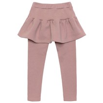유라비 여아용 체이스 밍크 치마 레깅스