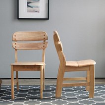 베스트리빙 다빈치 원목 의자 2p, 내츄럴