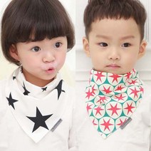 베베슈에뜨 아동용 3중직 거즈안감 스카프빕
