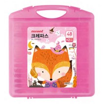 모나미 모니주 크레파스 24색 여, 50색, 1개