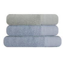 송월타월 호텔컬렉션 클래식 세면타월 2p + 클래식 바스타월 그레이, 랜덤 발송, 1세트