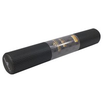 고무나라 필라테스 EVA 폼롤러 + 운동가이드, 블랙