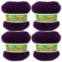 행복뜨기 베스트울 뜨개실 4p, 724 포도와인, 4개