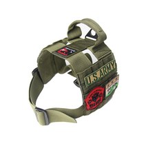 와일드독 반려견 커스텀 숏 하네스 Khaki, 1개