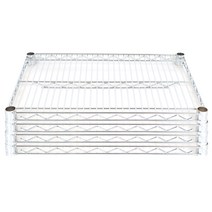 코랙코리아 25파이 코랙 메탈선반 450 x 760 mm 4p, 실버