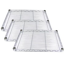 코랙 25파이 코랙 메탈선반 450 x 900 mm 선반 3p, 크롬(실버)