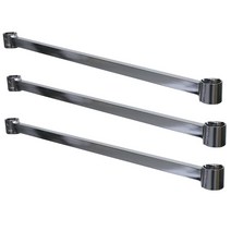 코랙 25파이 각파이프 15 x 25 x 900 mm 3p, 크롬
