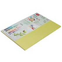 종이문화 친환경 뉴씨플레인 양면 색상지 No36 레몬색, 30매