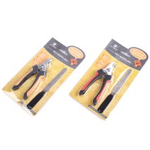 펫나인 강아지와고양이 에스테틱 손톱깍이 세트 소형 12 x 4 cm, 랜덤 발송, 2개입