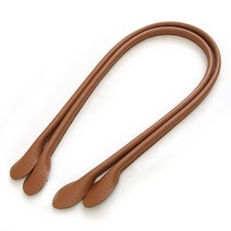 해피베어스 데일리 숄더핸들 가죽부자재, 브라운, 1개