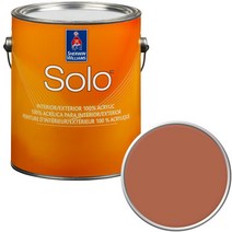 셔윈윌리암스 솔로 저광 페인트 1L, SW6341 Red Cent