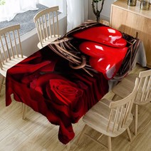 이코디 코지 센스티 테이블보, 로즈러브, 153 x 260 cm