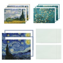 왈가닥스 아트 편지지 고흐, 혼합 색상, 1세트