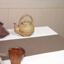 나산데코 마100% 힐링린넨 젠스타일 테이블러너, RN813-25(오크브라운), 4인용(180 x 28 cm)