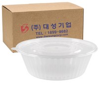 쿡앤락 사출 냉면용기 소 1.2L 투명 세트, 100개입, 1세트