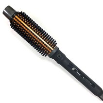 예스뷰티 아이롱브러쉬 볼륨고데기 iron brush, 블랙 + 오렌지