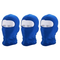 블럭마트 오토바이 쿨마스크, 블루, 3개입