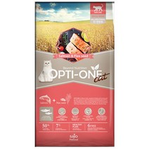 사조 옵티원 캣 연어아마씨 건식사료, 2.4kg, 1개