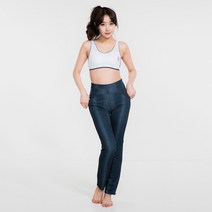TS7 스포츠 611 청 9부 레깅스
