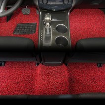 순수 코일 차량용 카매트 확장형 레드블랙, BMW, BMW 4시리즈 쿠페 (F32) (2013년 ~ 2020년) (3P)