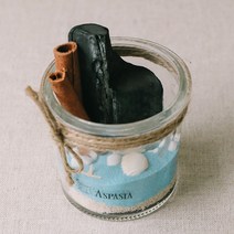 아스파시아 해변으로 가요 시나몬 숯 화분, 1개